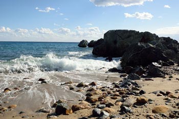 Strand-Urlaub, Nea Skioni, Kassandra, Chalkidiki, Griechenland