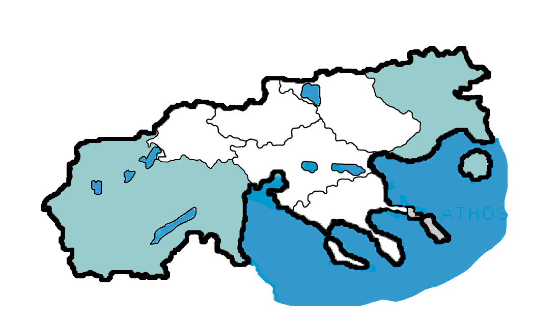 Nord-griechenland-Karte